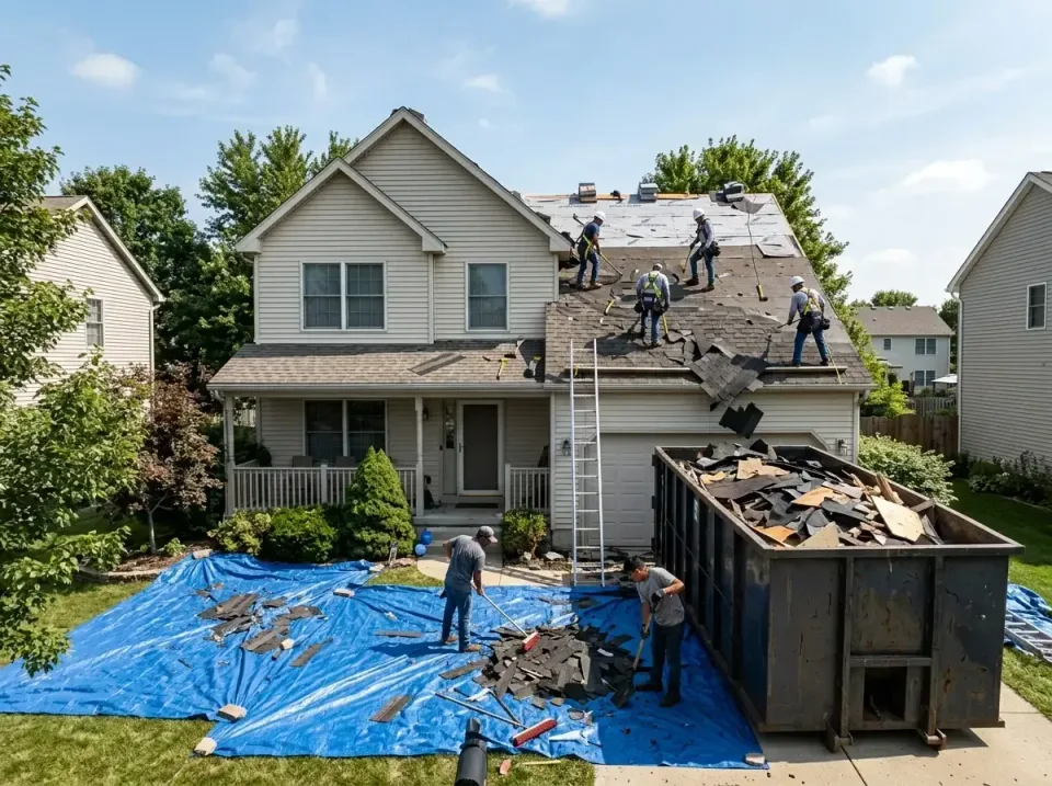 roof-replacement-debris-remova-004 — frequently asked questions, Cheapest Dumpster Rentals in Emerald Mountain, AL